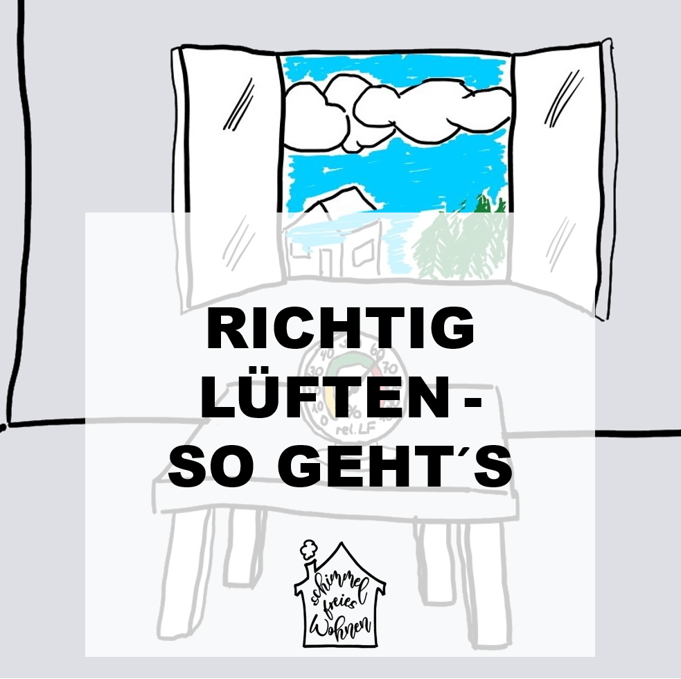 Richtig lüften gegen Schimmel so geht's